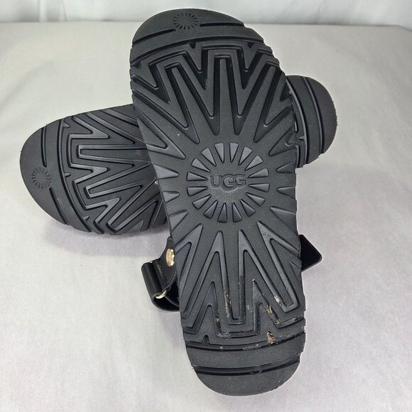 UGG Women's Goldenstar Villa Casual Clogs Regular 8 Black - Picture 5 of 7
